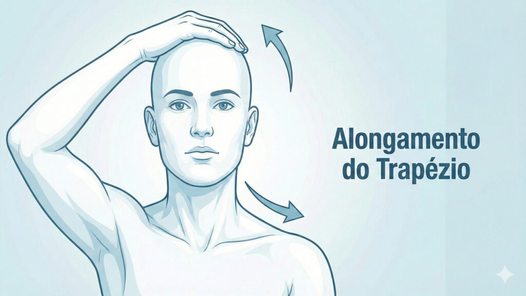 Alongamento de trapezio