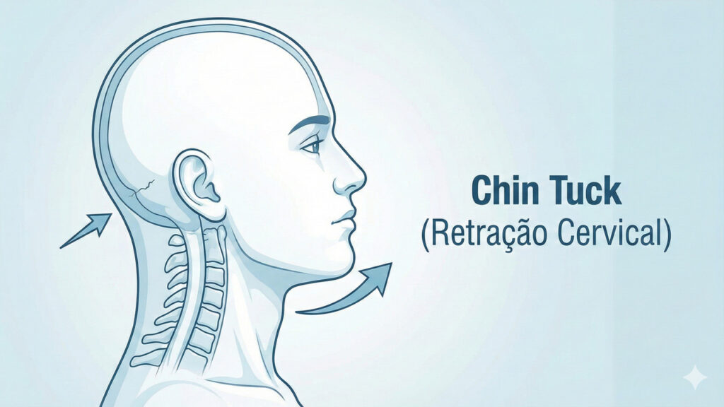 Movimento de retração cervical 