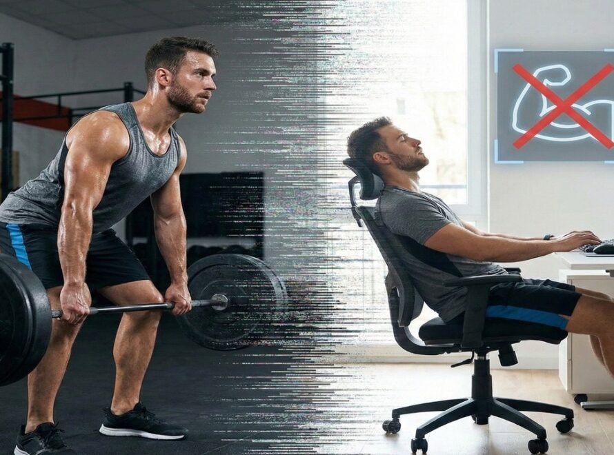 Horas sentado podem anular seu treino de academia