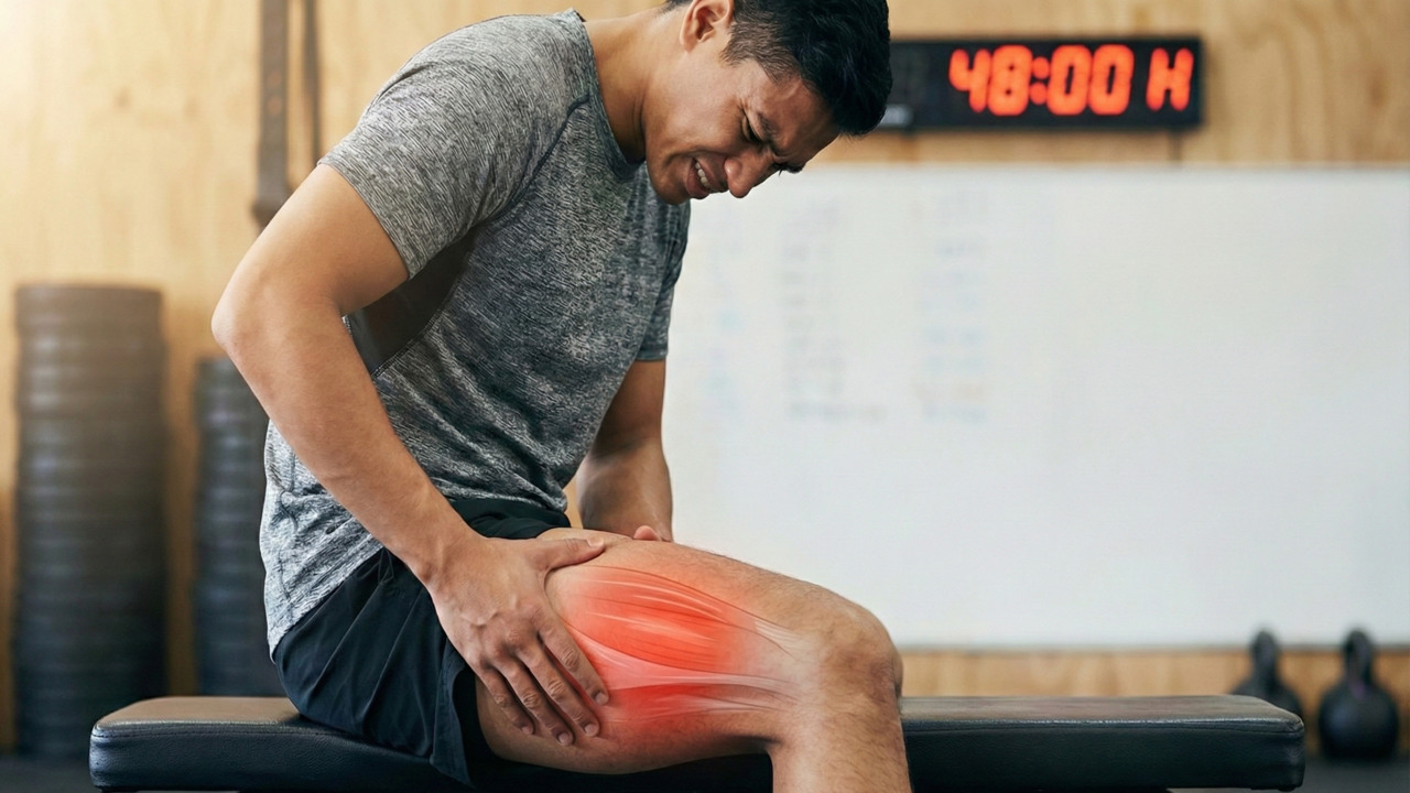 Dores por conta do treino na academia