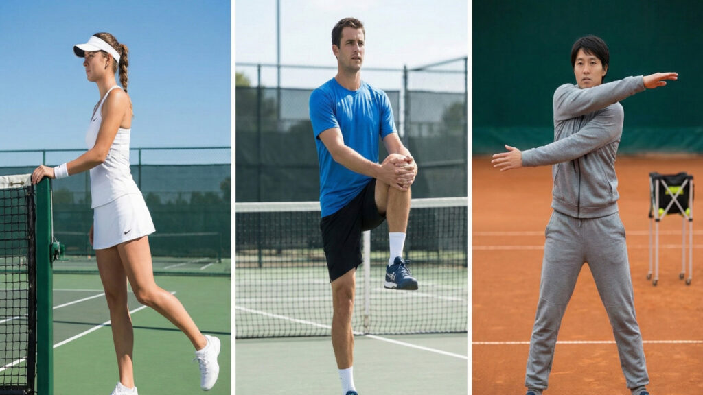 Os 3 alongamentos indispensáveis para quem se exercita em quadras