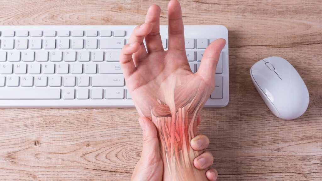 Visualização 3D de pulso humano